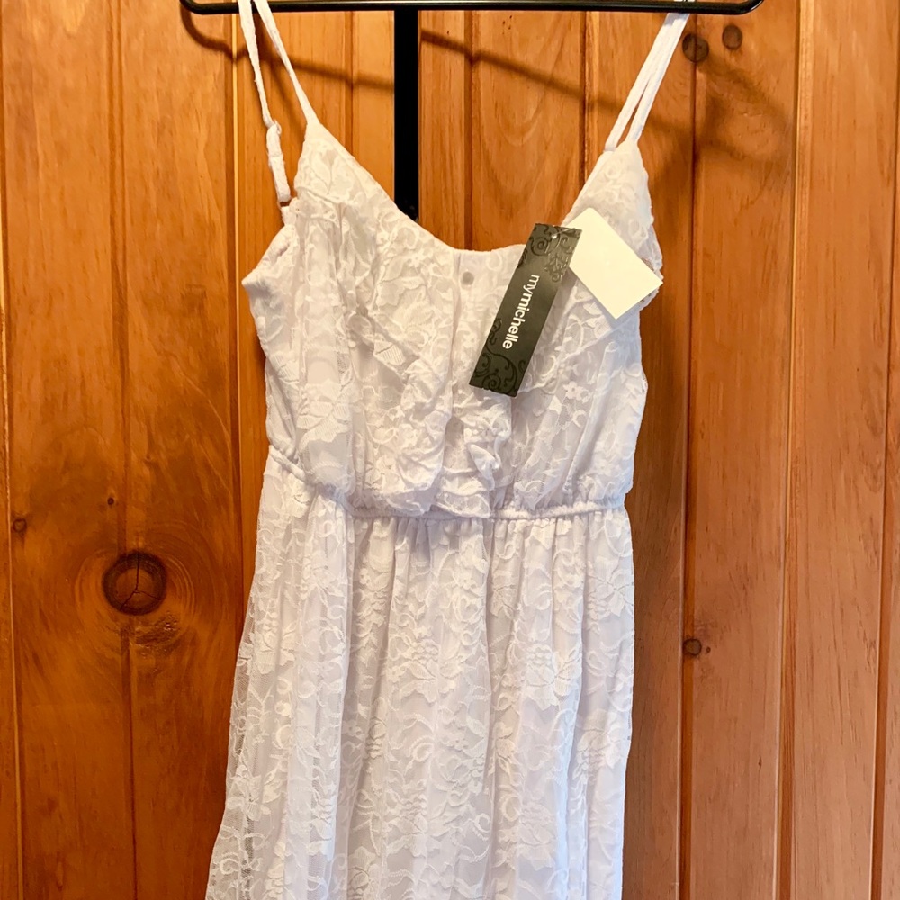 New white lace dress